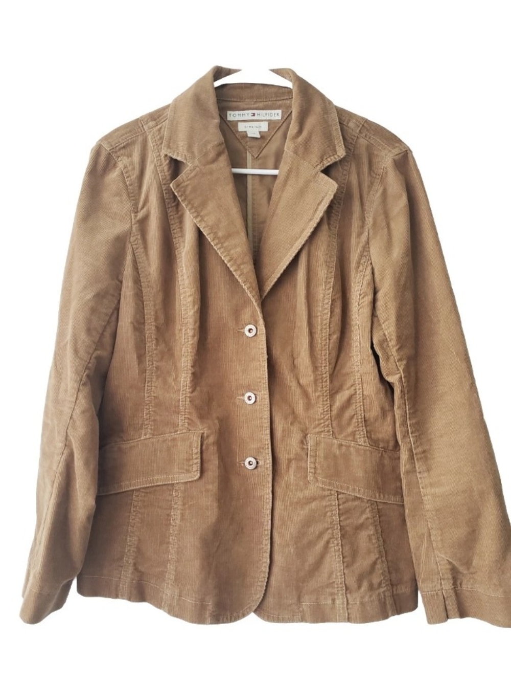 Tommy Hilfiger Tan Corduroy Blazer Jacket